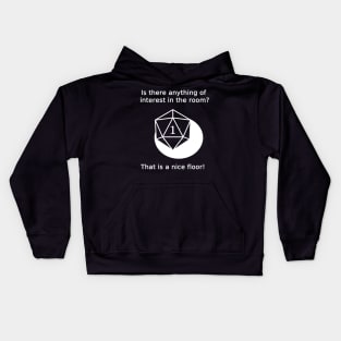 Critical Fail: Dungeons and Fail - Critical Failure Perception Kids Hoodie